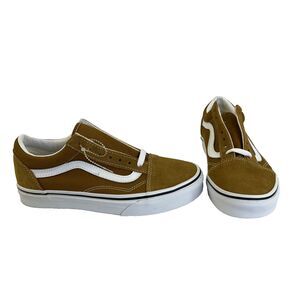 New Vans Old Skool Golden Yellow Sneakers Shoes Sz 5 Men 6.5 Women NWOB